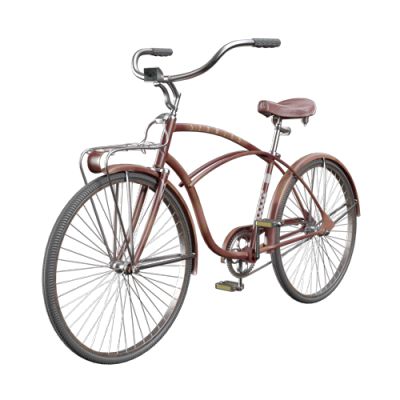 SU模型库丨Vray模型丨复古自行车丨SUBIM099CS0767