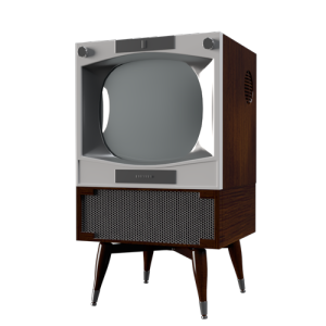 SU模型库丨Vray模型丨复古电视丨SUBIM099CS0794