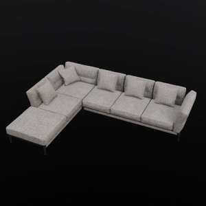 SU模型库丨Enscape模型丨沙发丨SUBIM099ENS0132