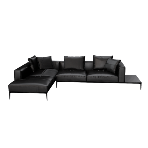 Walter_Knoll_现代多人皮沙发 ID：E02200116