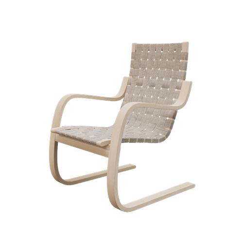 Artek_藤编摇椅单椅躺椅椅子 ID：E02200220