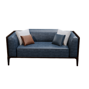 新中式皮沙发 ID：E02200540