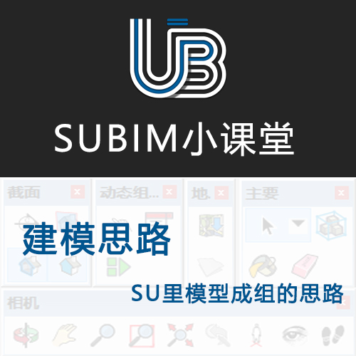 【思路】SU里模型成组的思路