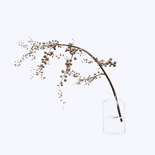 侘寂风花瓶摆件 ID：E02201035
