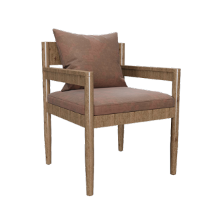 新中式单椅子茶室单椅子 ID：E02201117