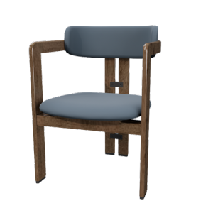 新中式单椅子茶室单椅子 ID：E02201157