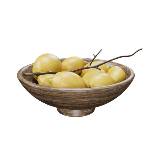 柠檬摆件茶室装饰品摆件 ID：E02201172