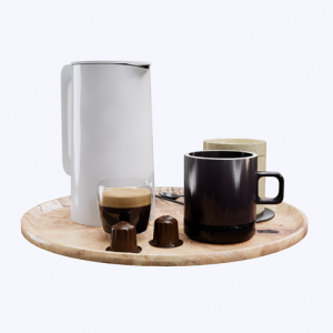热水壶咖啡杯摆件装饰品 ID：E02201541