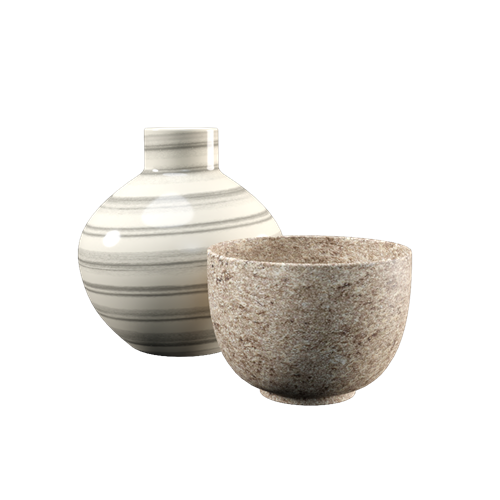 侘寂风陶瓷装饰品 ID：E02201836