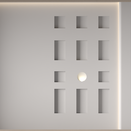 侘寂石膏壁灯 ID：E02202169