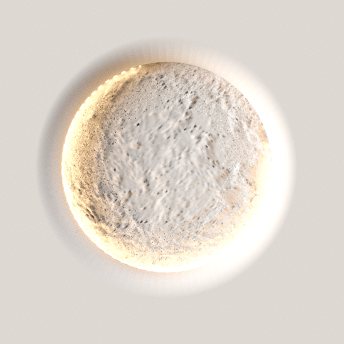 石膏壁灯月球灯 ID：E02202173