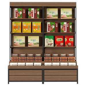 农产品展销柜现代超市货架 ID：E02900155
