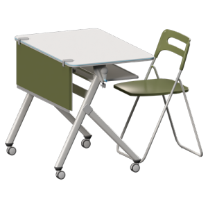 现代课桌椅 ID：E02900406