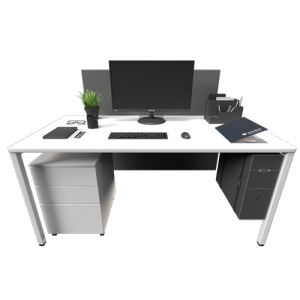 现代办公桌 ID：E02202304
