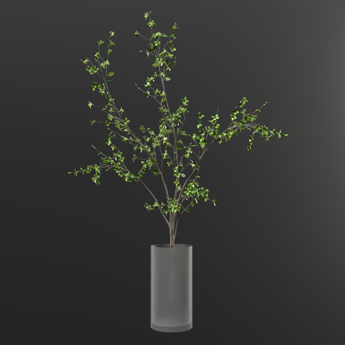 植物摆件花瓶摆件植物花瓶 ID：E02200530