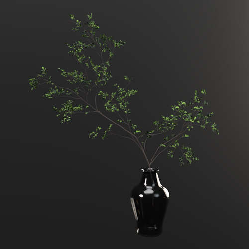 植物摆件花瓶摆件植物花瓶 ID：E02200542