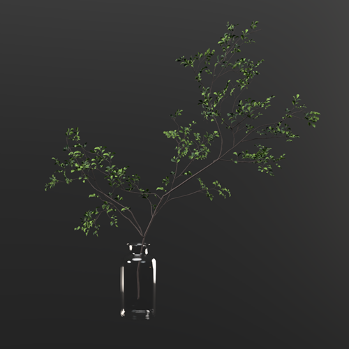 植物摆件花瓶摆件植物花瓶 ID：E02200556