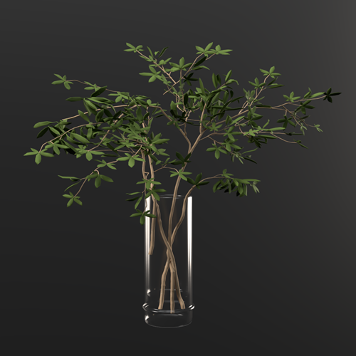植物摆件花瓶摆件植物花瓶 ID：E02200575