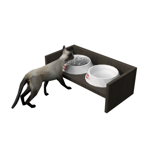 猫食盆猫砂盆 ID：E02300010
