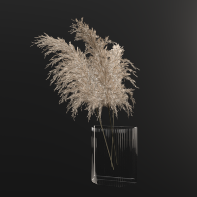 植物盆栽植物装饰现代植物花瓶 ID：E02203103