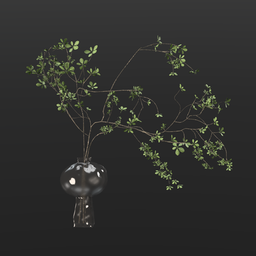 绿植摆件绿植花瓶绿植装饰 ID：E02203184