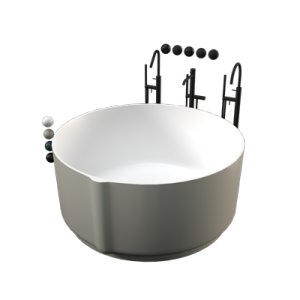 卫生间圆形浴缸卫浴ID：E099S0015