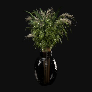 植物装饰玻璃花瓶ID：E099S0056