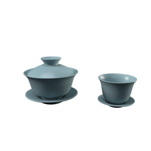 茶碗盖碗中式茶具 ID：E099S0265
